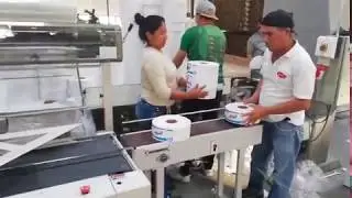 Auto JRT jumbo roll toilet paper packing machine