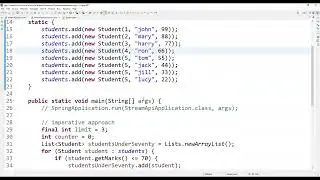 Java Streams API