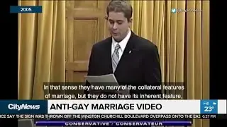 Video surfaces of Scheer speaking against same-sex marriage