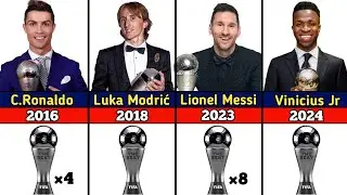 FIFA THE BEST MEN'S PLAYER AWARD ALL WINNER'S FROM (1991-2024). VINICIUS JR WON 2024 #fifathebest