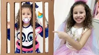 Valentina finge ter uma irmã bebê ★ !