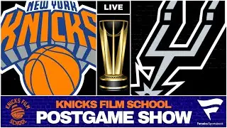 Knicks vs Spurs - NBA CUP FINAL Recap & Reaction | POSTGAME SHOW | Knicks Film School