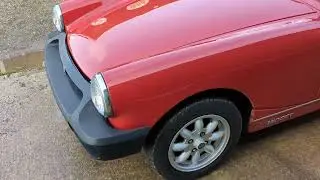1979 MG Midget 1500 finished in striking red with black trim, lovely car