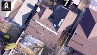 Roofco Re-Roofing a home in Southdale