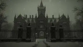 Dark Academia Piano | Winter Night Canal Ambience for Deep Sleep & Focus