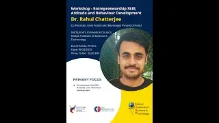 Workshop on Entrepreneurship Skill, Attitude and Behavior Development