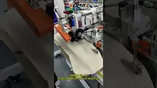 SOMAX SM-10 multi needle interlock machine#sewing #sewingequipment #apparelmachine #textilemachine