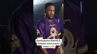 They goin crazy 😤🔥 #bendadonnn #gherbo #rob49 #hitkidd #fyp #shorts #realrealclips