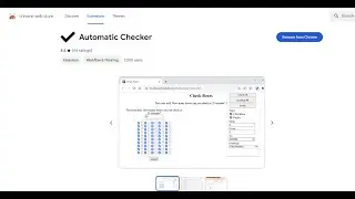 automatic checker extension