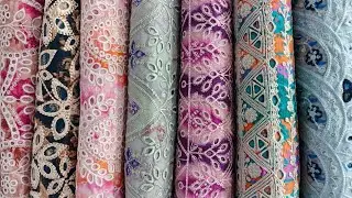 Chikankari Embroidered Digital Print with Cutwork Voile Dupatta | New Arrivals 2026 | Eid Collection