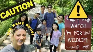 SO MUCH NATURE, TOO MANY BUGS!!! Family Hike Vlog | Oak Point Park & Nature Preserve Plano, Texas