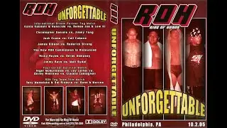ROH Unforgettable 2005 Recap