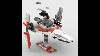 LEGO Star Wars Alpha-3 Nimbus V-Wing Starfighter - Alternate Build of 75388 Jedi Bob's Starfighter