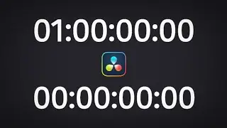Timeline Timecode Setting DaVinci Resolve 