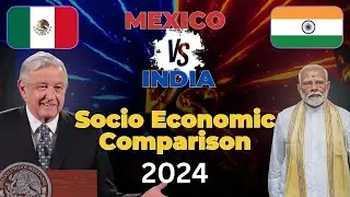India vs Mexico Social Economic Comparison #rankingchannel #factsvideo #indiavsmexico