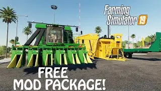 NEW COTTON MOD PACKAGE in Farming Simulator 2019 | WHOLE NEW PACKAGE | PS4 | Xbox One | PC
