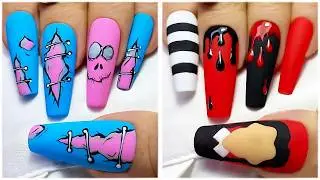 Nail Art Magic You Can Do at Home | Cute matt Halloween Nails Tutorial