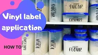 APPLYING VINYL DECALS AND STICKERS! Vinyl application quick and easy.