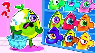 Face Puzzle and Body Switch Up! 😄🔄 Kids' Songs and Nursery Rhymes | Pit & Penny Land