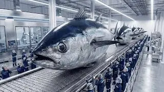 Tuna Fish Processing Modern Factory &ndash; From Live Tuna Fish to Luxury Food, Wallets & Fertilizer