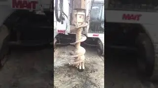 Mait hr120 Piling Rig working .......
