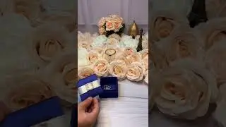 Royal Blue Silk Favor Box | FB205 | Duallush Designs #partyfavorbox #favorbox