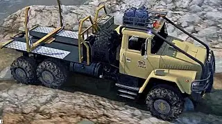 MOBIL TRUK DEREK MENARIK GEROBAK TANGKI Dari Sungai - MBUM TRUCK
