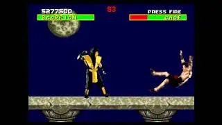 Scorpion Playthrough - Mortal Kombat Amiga port