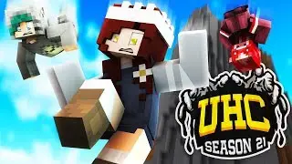 FALLING Over 300 BLOCKS?! - Minecraft Cube UHC Season 21 - Ep.3