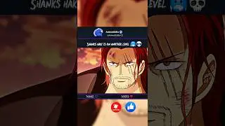 Shanks haki is just on another level #shanks #kizaru #onepiece