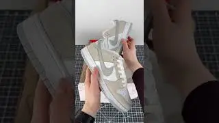 Кросівки жіночі Nike SB Dunk Low Pro Beige White Grey #sneakers #shoes