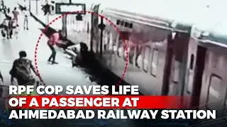 Gujarat Cop Rescues Passenger Who Fell Between Platform, Moving Train