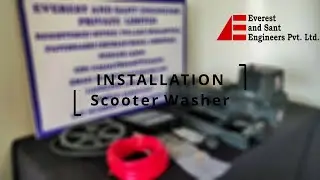 100 P.S.I. Scooter Washing Pump 1HP Installation | Everest & Sant Engineers Pvt. Ltd.