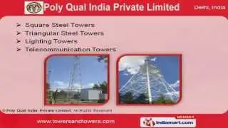 Communication Towers and Antennas by Poly Qual India Private Limited, New Delhi