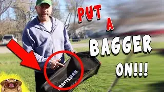 Установка Bagger на газонокосилку Craftsman M230 с Briggs and Stratton