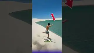 Эта пустыня каждый год превращается в гигантский аквапарк!
