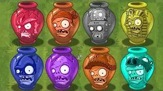 Pvz 2 Vase Breaker Battlez - All Old & One Hit Plants VS All Zombies - Who Will WIn?