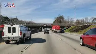 Atlanta traffic:From I-20E Exit 67 to I-285N Exit 33