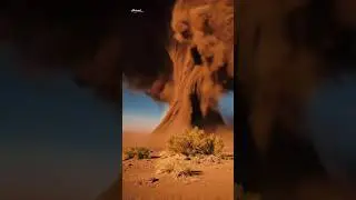 The Dune Maelstrom &ndash; A Terrifying Sandstorm from the Abyss! #Nature #Sandstorm #DesertPower