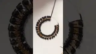 Amazing beading embroidery in circle  #embroidery #beading #shorts #viral #trending #diy