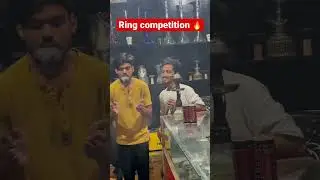 Ring competition 🔥|| Nawab Shisha 💕|| By Nawab Adnan😎 #shorts #hookah
