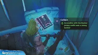 Fortbyte #26: Accessible with Bunker Jonesy near a Snowy Bunker Location Guide - Fortnite