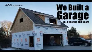Garage Build Ep.4 | Roofing and Doors | ACE Cafe Bikes