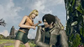 Leon vs Ashley Part 2 god of war mod