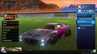 Jugando partidas competitivas en Rocket League con julen