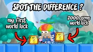 Difference between my first wl and wl | GrowTopia