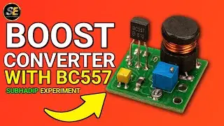 Dc To Dc Boost Converter With Bc557 Transistor