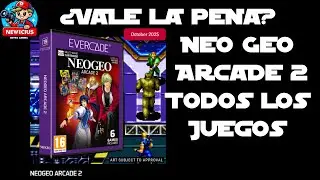 Evercade | &iquest;Vale la pena Neo Geo Arcade 2? | Todos los Juegos en 1 Video  #evercade