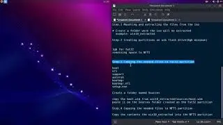 Peppermint - How to manually create a Windows 10 uefi usb on linux