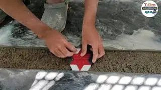 granite flooring border 6 flower design border cutting